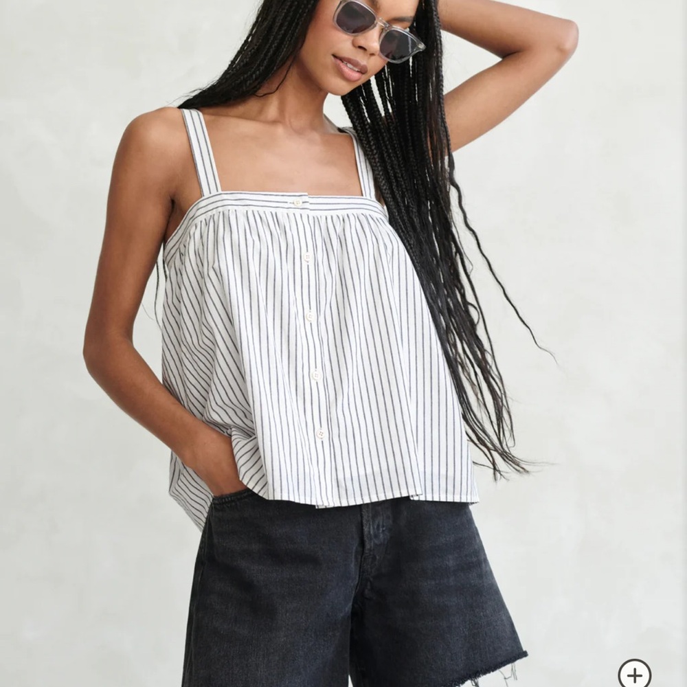 Striped Sleeveless Top
